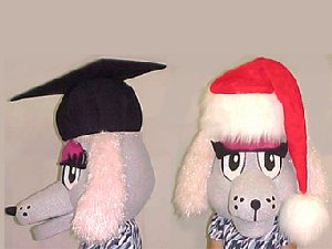 costume poodle hats